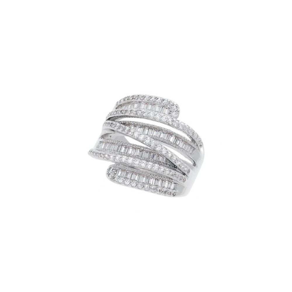 Jankuo Bridal Cz Statement Ring